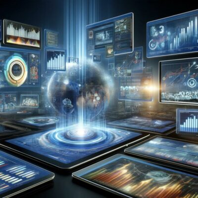 DALL·E 2024 04 08 10.48.06 An image depicting various strategies for tracking marketing performance with a focus on results oriented marketing. Visualize a dashboard displaying webp 75